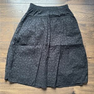 Madewell Eyelet Pull-On Midi Skirt